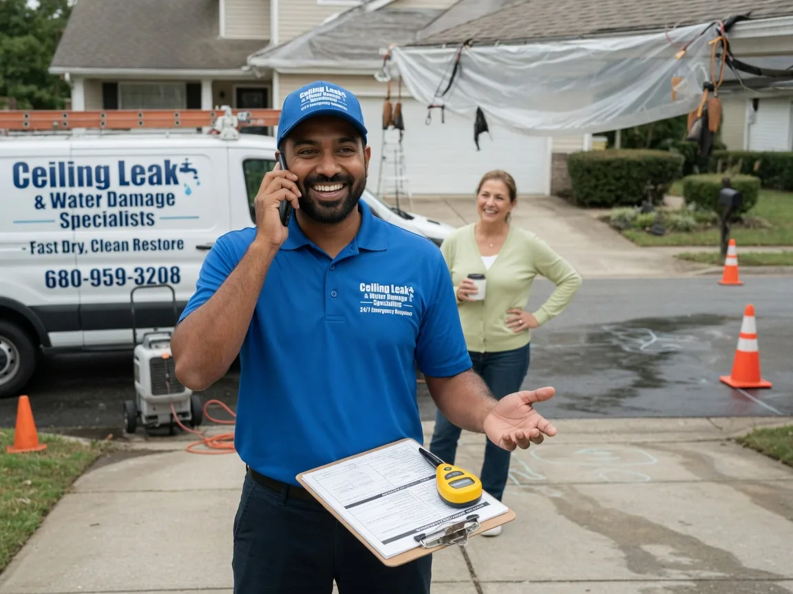 Ceiling Leak Cleanup Sharon, WI FAQs